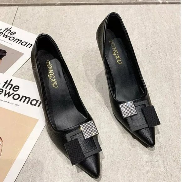 high heels new chunky heel fashion shoes - Picture 7 of 9